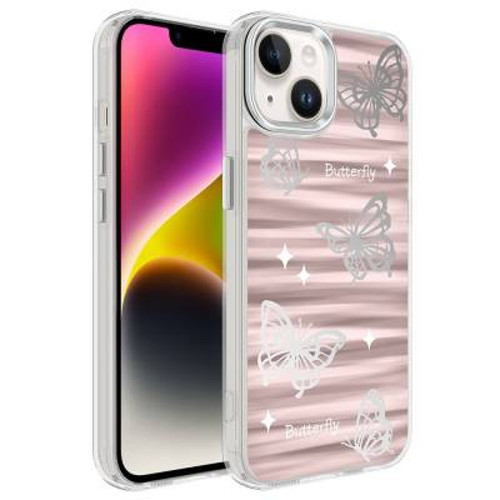 iPhone 14 Plus Airbagli Parlak Tasarımlı Mimbo Sert PC Kılıf