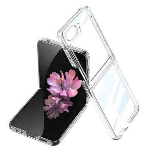 Lexroo Galaxy Z Flip 6 Full Camlı Kıpta İnce Kılıf - Şeffaf
