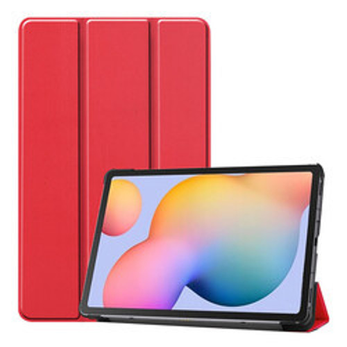 Lenovo M10 Plus TB-X606F Smart Cover Standlı 1-1 Kılıf - Kırmızı