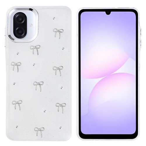 Galaxy A07 Airbag Tasarımlı Simli Şeffaf Kutup İnce Kılıf - Fiyonk
