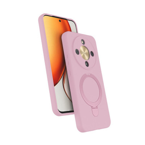 Honor X9D Mag Safe Şarj Özellikli Standlı Samara Kılıf - Pembe