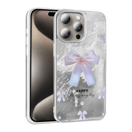 iPhone 15 Pro Max Desenli Mep İnce Kılıf - İncili Fiyonk