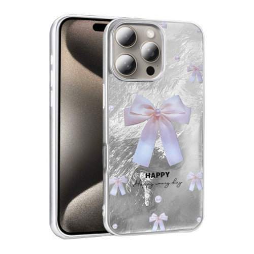 iPhone 16 Pro Desenli Mep İnce Kılıf - İncili Fiyonk