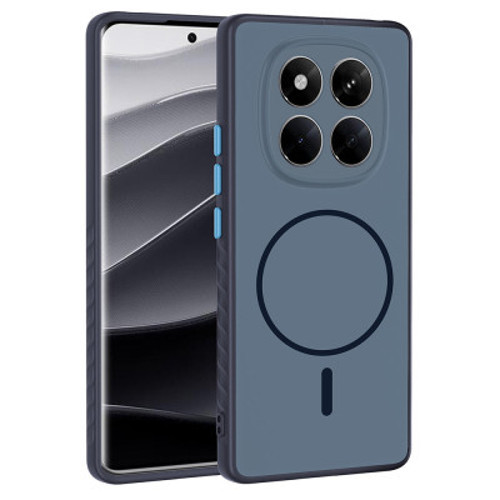 Xiaomi Redmi Note 14 Pro 4G Mag Safe Şarj Özellikli Tea Kılıf - Lacivert