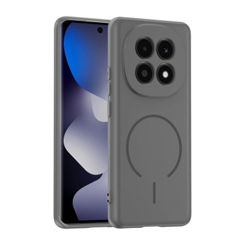 Xiaomi Redmi Note 15 4G Mag Safe Şarj Özellikli Meta - Titanyum-Gri Kılıf