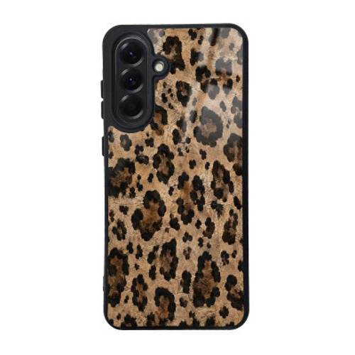 Galaxy A56 Kamera Korumalı Desenli Lusi Silikon Kılıf - Kahve Leopar