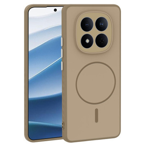 Xiaomi Redmi Note 15 5G Mag Safe Şarj Özellikli Tea Kılıf - Gold