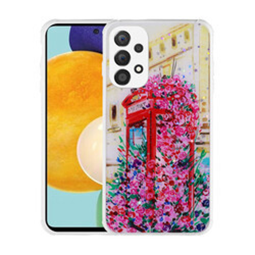 Galaxy A23 Simli Desenli Kamera Korumalı Parlak Popy Silikon İnce Kılıf - Kulübe