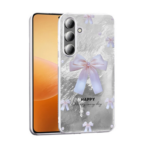 Galaxy S25 Desenli Mep İnce Kılıf - İncili Fiyonk