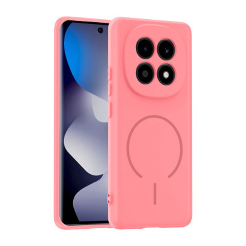 Xiaomi Redmi Note 15 4G Mag Safe Şarj Özellikli Meta Kılıf - Rose Pembe