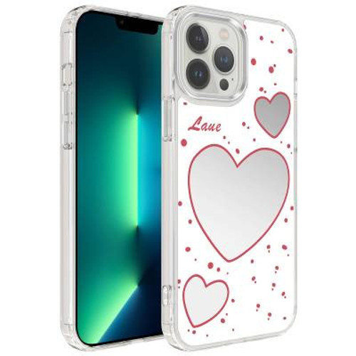 iPhone 13 Pro Airbagli Parlak Tasarımlı Mimbo Sert PC Kılıf