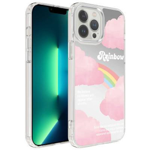 iPhone 13 Pro Airbagli Parlak Tasarımlı Mimbo Sert PC Kılıf