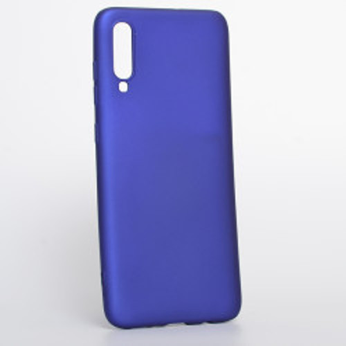 Galaxy A70 Premier Silikon İnce Kılıf - Saks Mavi