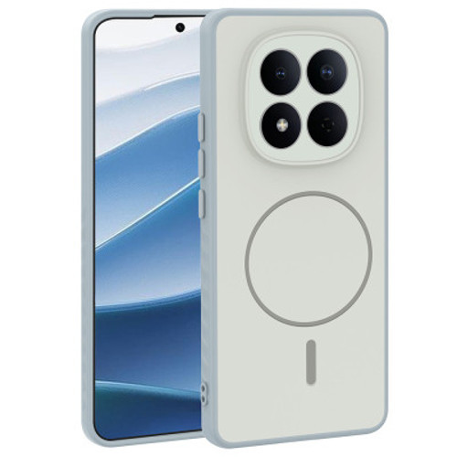 Xiaomi Redmi Note 15 5G Mag Safe Şarj Özellikli Tea Kılıf - Gümüş