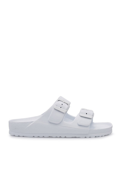 Unisex Terlik Çift Bantlı Tokalı Ayarlanabilir Hafif Rahat Esnek Yumuşak Sandalet 133