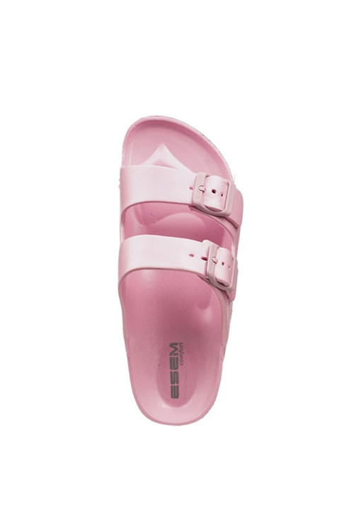 Unisex Terlik Çift Bantlı Tokalı Ayarlanabilir Hafif Rahat Esnek Yumuşak Sandalet 133