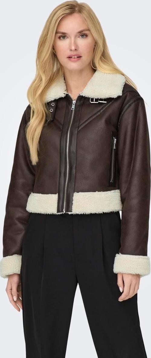 Onlbetty Faux Suede Bonded Aviator Otw Kadın Mont