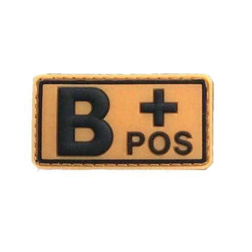 Mil Tec Askeri Kan Grubu Arma Patch B Rh + Bej