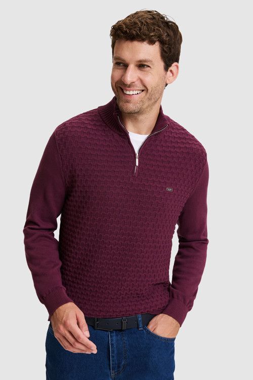 Erkek Bordo Kazak50327369-VR180