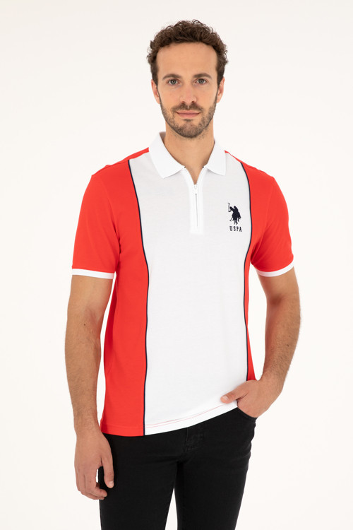 Erkek Regular Fit Polo Yaka Kırmızı Tişört50281945-VR030