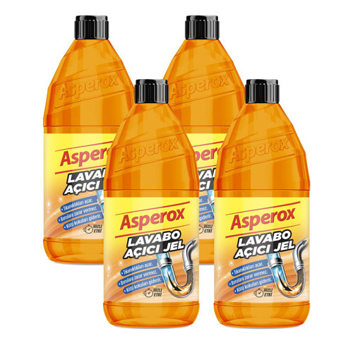 Lavabo Açıcı Jel 1 Lt 4 lü