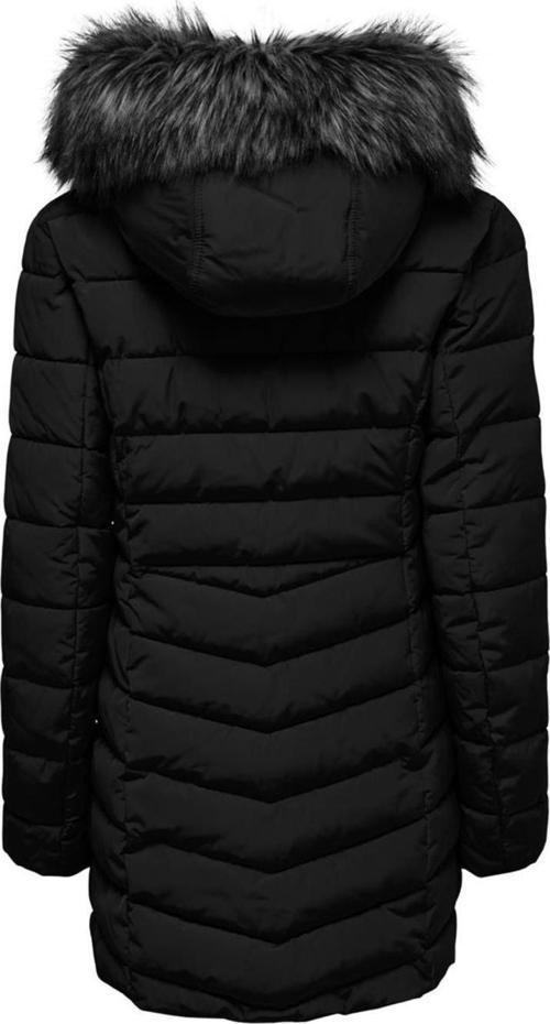 Onlnewellan Quilted Hood Fur Coat CC OTW Kadın Mont