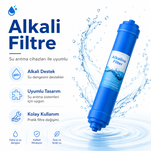 Su Arıtma Cihazı Alkali Inline Filtre 408694081