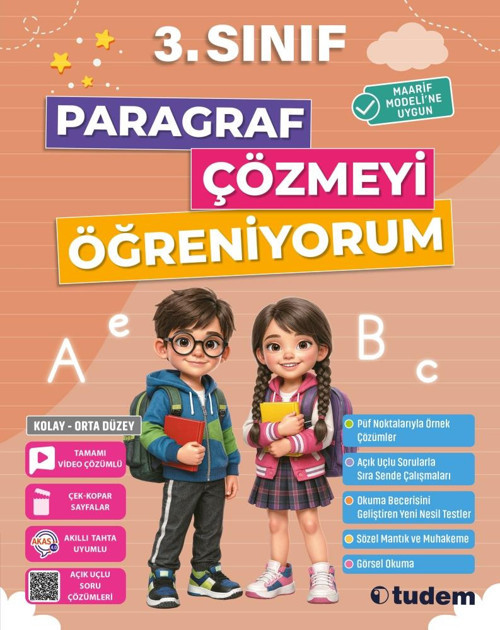 TUDEM 3.SINIF PARAGRAF ÇÖZMEYİ PROBLEM ÇÖZMEYİ ÖĞRENİYORUM