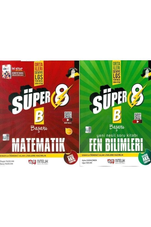 Süper 8 Matematik Ve Fen Bilgisi Soru Seti