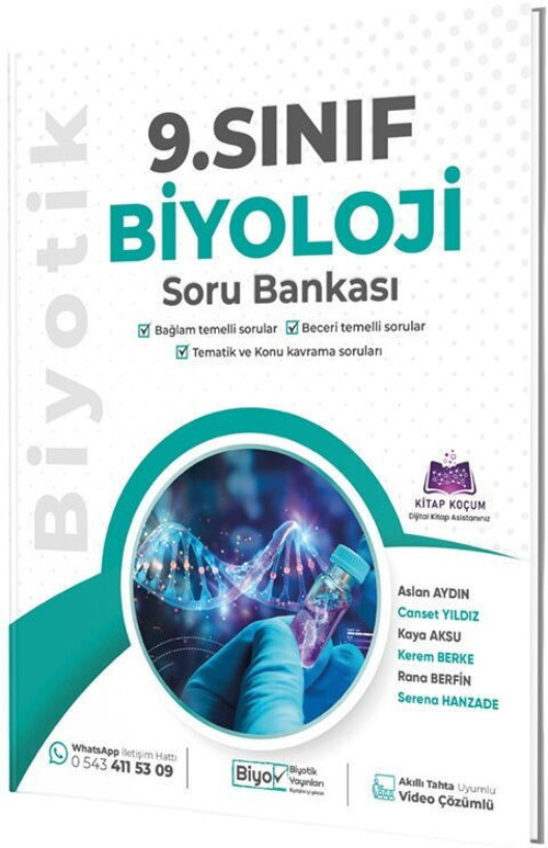 BİYOTİK 9 BİYOLOJİ SORU BANKASI