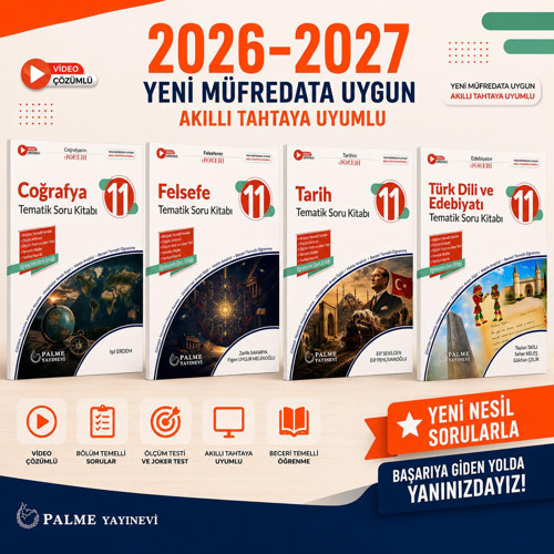 PALME 11.SINIF COĞRAFYA TARİH FELSEFE T.D.EDEBİYATI MAARİF 2026