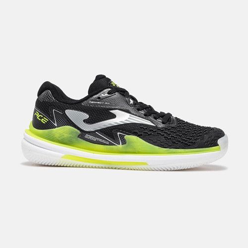 TACLW2601AC Ace Sert & Toprak Kort Kadın Tenis Ayakkabısı - Siyah/Sarı