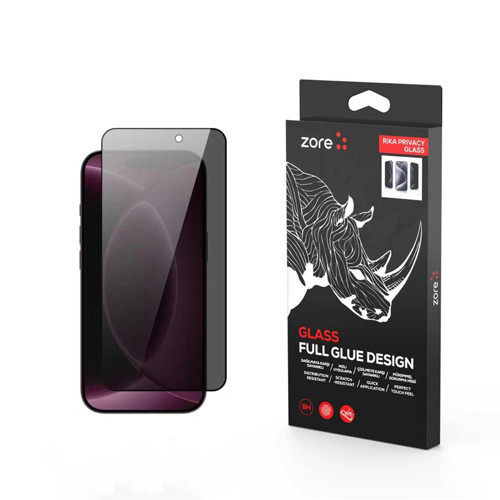 Apple iPhone 18 Pro Max Rika Premium Privacy Temperli Cam Ekran Koruyucu