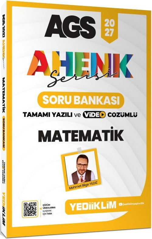 2027 MEB AGS Ahenk Serisi Matematik Tamamı Yazılı ve Video Çözümlü Soru Bankası Yediiklim