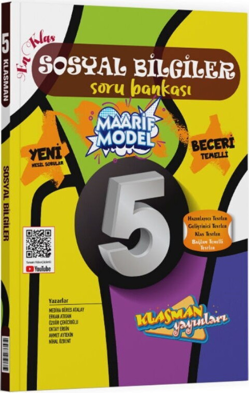 5. Sınıf Sosyal Bilgiler Soru Bankası Klasman Yayınları