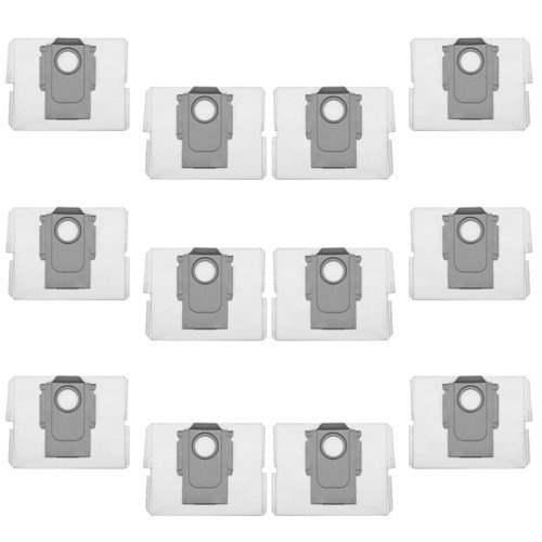 Roborock Q8 Max / Q8 Max Plus (Q8 Max Pro DEĞİL!) 12 Adet Yedek Robot Süpürge Çöp Toz Torbası