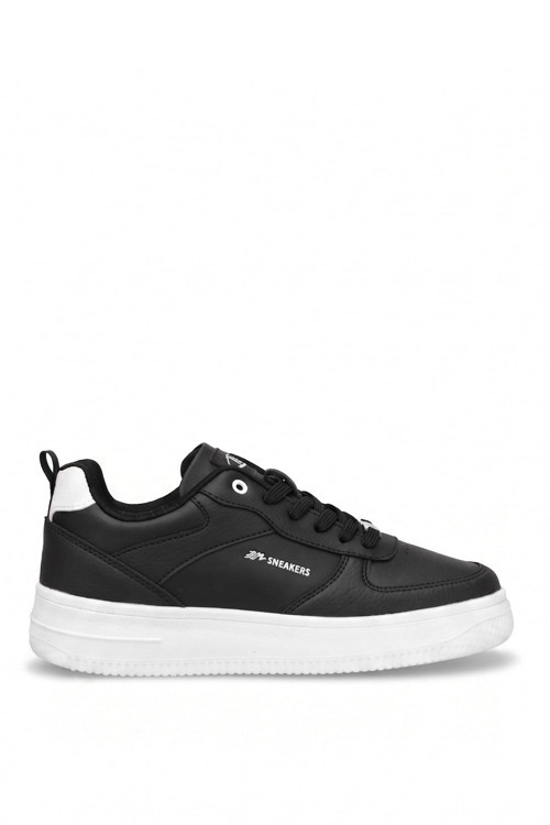 M.P 262-6049 Kadın Klasik Sneaker Siyah - Beyaz
