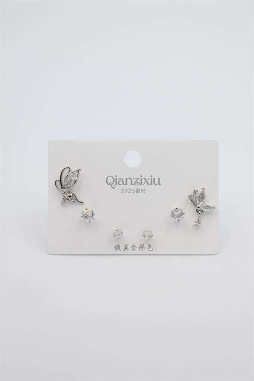 Çoklu Set Küpe - Gümüş