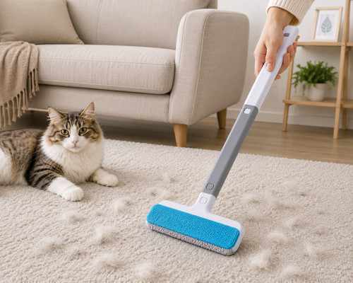 Çift Taraflı Kedi Köpek Tüy Toplama Fırçası