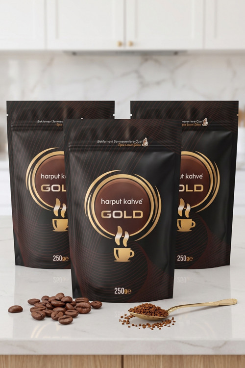 Gold Granül Kahve 250 gr 3'lü Paket Toplam 750 gr Hazır Çözünebilir Kahve Süper Avantaj