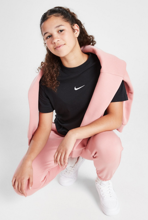 G Nsw Tee Essntl Ss Boxy Siyah Kız Çocuk Tişört