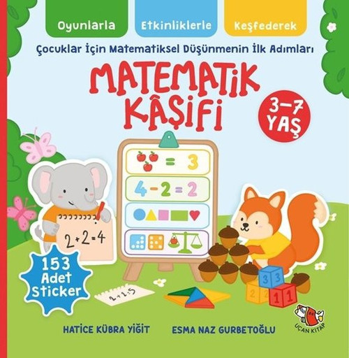 Matematik Kaşifi - Çocuklar İçin Matematiksel Düşünmenin İlk Adımları - 153 Adet Sticker