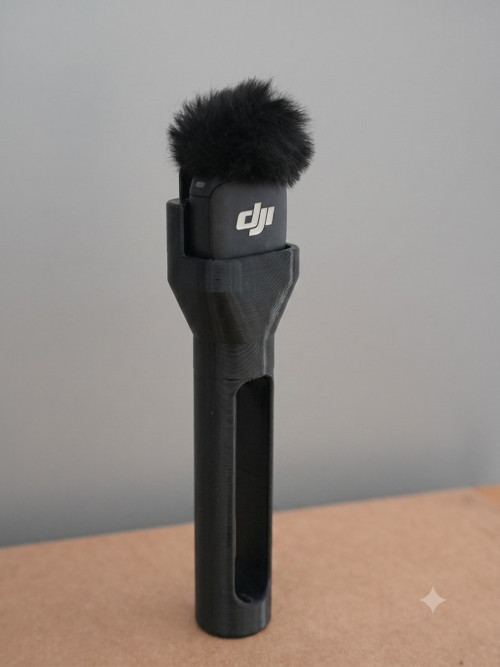 Mic 3 El Tipi Mikrofon Tutucu Ergonomik Röportaj Ve Video Aparatı - Kısa Model 12 Cm