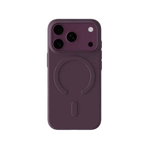 İphone 18 Pro Max Uyumlu Kılıf M-Safe Şarj Özellikli Minimal Air Serisi Kapak Mor