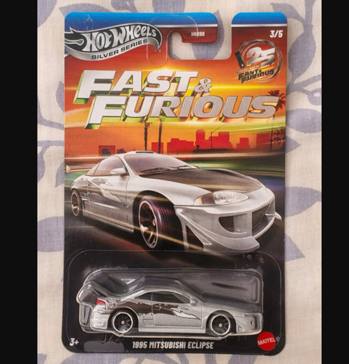 Siver Series Fast&furious 1995 Mitsubishi Eclipse
