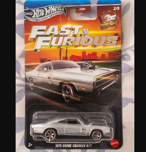 Siver Series Fast&furious 1970 Dodge Charger R/t