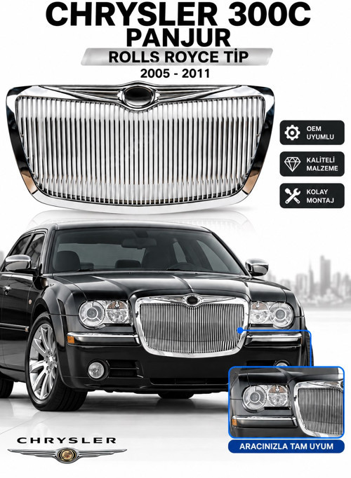 Chrysler 300C Panjur Ön Rolls Royce Tip 2005-2011
