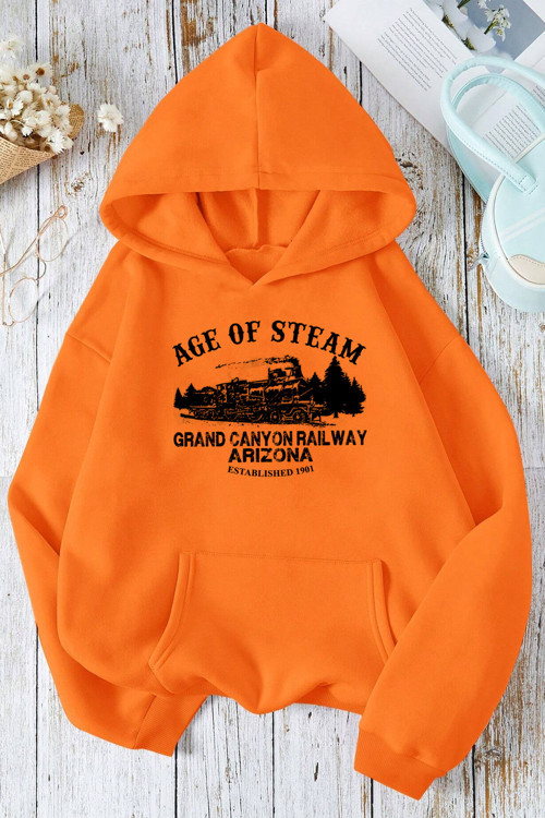 Age Of Steam Baskılı Sweatshirt