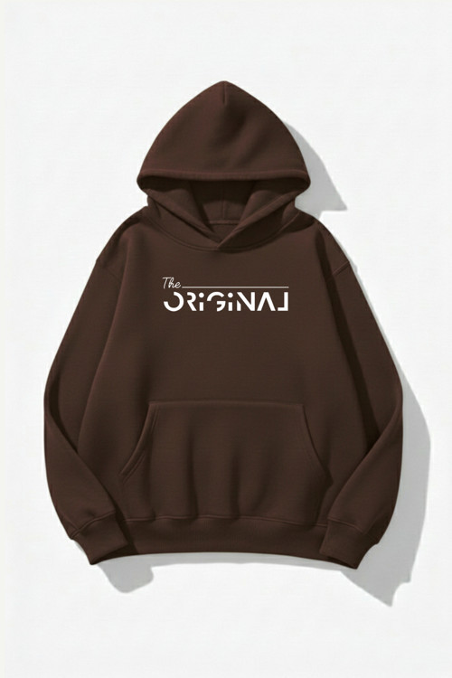 Unisex Yumuşak Dokulu Orjinal Baskılı Tasarım Oversize 3 İplik Hoodie Sweatshirt