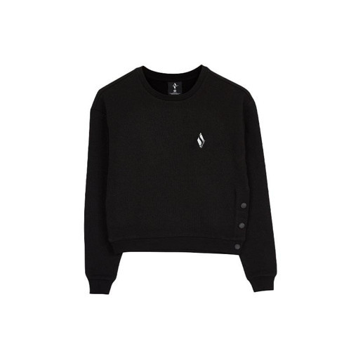 Kadın Sweatshirt W Terry Fleece Snap Detailed S221105-001